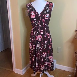 Print sleeveless dress